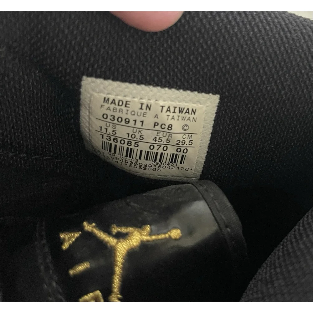 Air Jordan 1 Retro GS 'Metallic Gold Men’s Size 11.5 030911 PC8